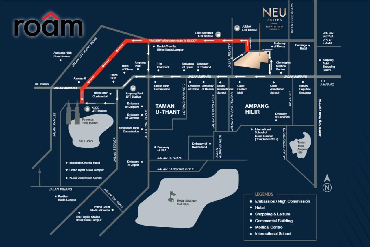 Neu Suites Residence, Embassy Row Куала Лумпур Екстериор снимка